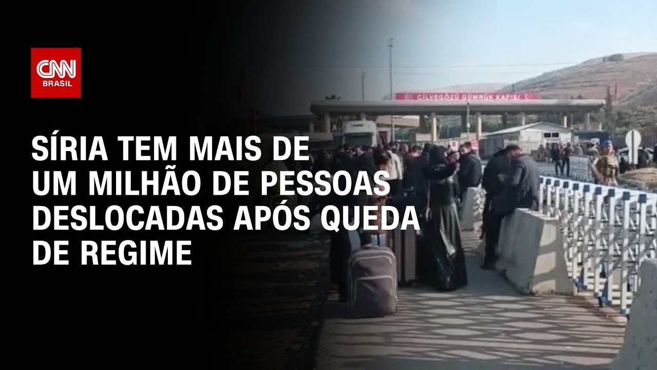 Síria tem mais de um milhão de pessoas deslocadas após queda de regime | LIVE CNN