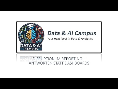 Disruption im Reporting - Antworten statt Dashboards