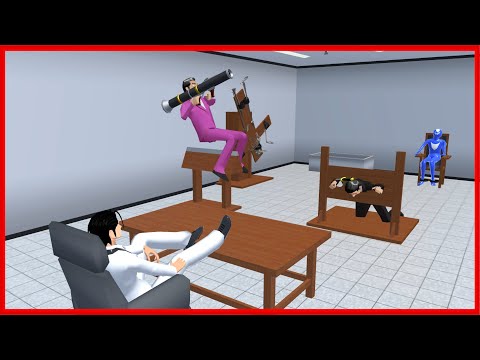 Arrest all the bad guys || SAKURA School Simulator