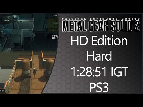 MGS2: HD Edition | PS3 | Hard | Any% | 1:28:51 IGT
