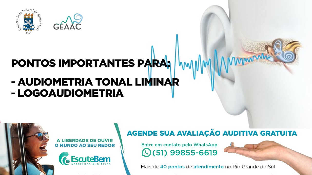 Pontos importantes para a realização de Audiometria Tonal Liminar e Logoaudiometria!
