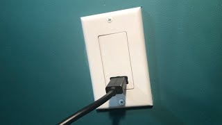 Installing An HDMI Wall Outlet!-How To Hide Wires To Your TV