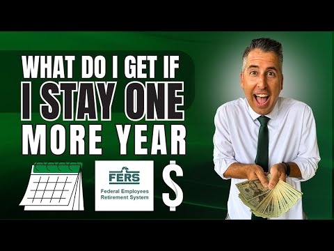 How Much Does My FERS Pension Increase if I Stay One More Year? | Christy Capital Management