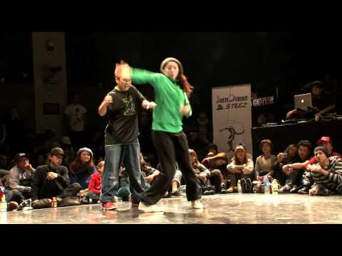 JUSTE DEBOUT 2012 【HIPHOP SIDE SEMIFINAL】CONVEKS vs YASS & RYO