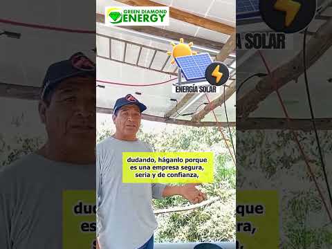 Cliente feliz en La Libertad: ¡Su bomba solar funcionó desde el primer día! 💧🔆
