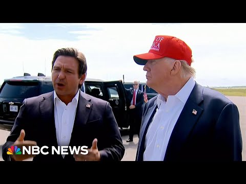 'Alligator Alcatraz' immigrant detention facility opens, with Trump in attendance