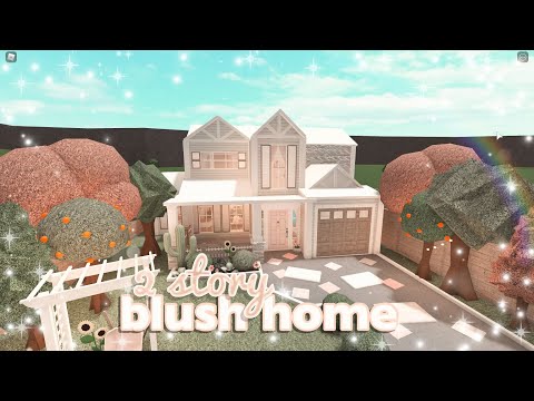 blush 2 story home (108k) ❀| bloxburg speedbuild |...