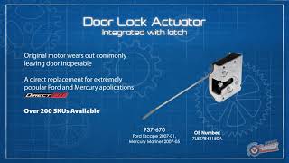 Door Lock Actuator 2001-2007 Ford Escape - video thumbnail 4
