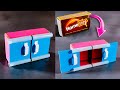 How To Make Miniature Sliding Wardrobe From Matchbox Mini Cupboard For Barbie Doll Matchboxcraft