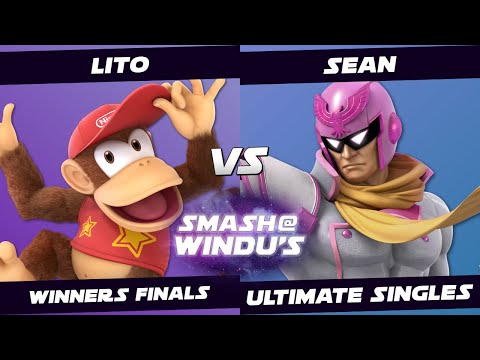 Lito (Diddy Kong) vs Sean (Captain Falcon) - Smash @ Windu's 104 -  Winners Finals SSBU