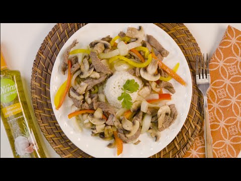 🥩FAJITAS DE RES CON CHAMPIÑONES🍄 || Esto es una verdadera #Delicia✨