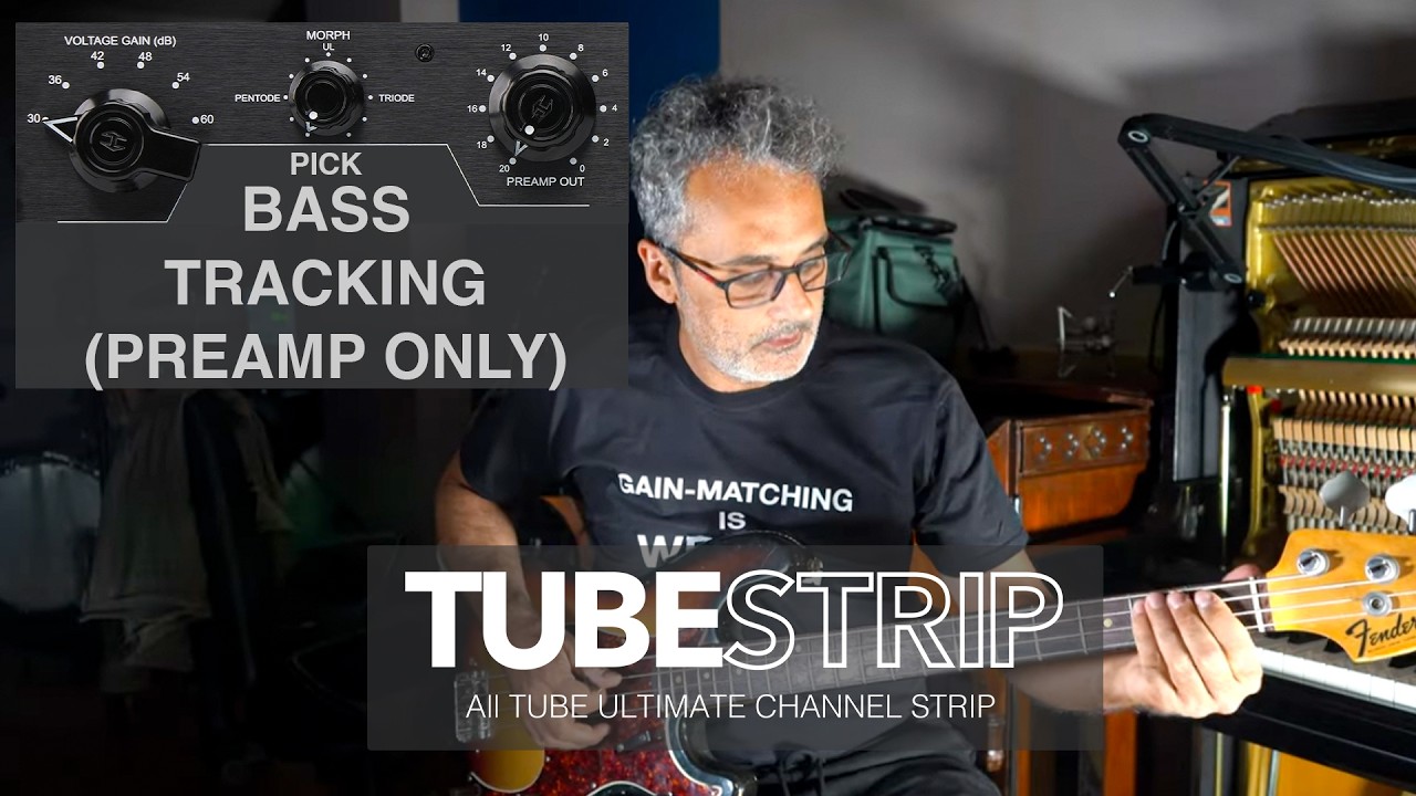 Heritage Audio - TUBESTRIP - Bass (Pick) Tracking Preamp Only (NO TALK)