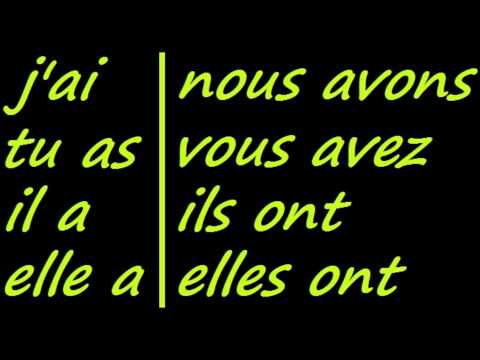♫ Avoir Conjugation Song ♫ French Conjugation ♫ Learn French ♫