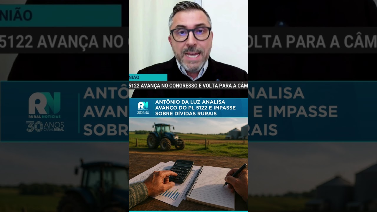 Antônio da Luz analisa avanço do PL 5122 e impasse sobre dívidas rurais