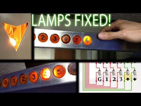 A rare generator OTIS LIFT, now with WORKING LAMPS! (fixed!)