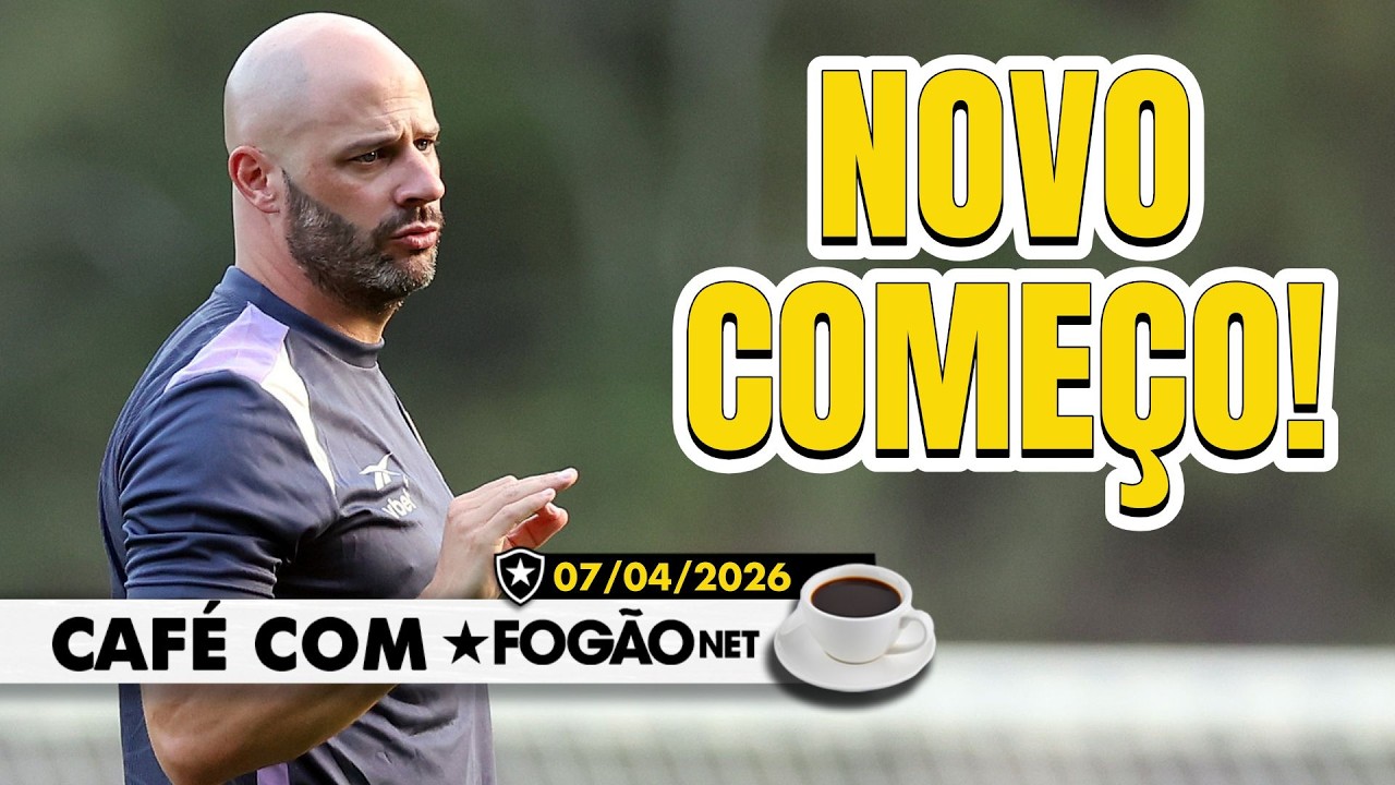 LIVE CAFÉ COM FOGÃONET | Franclim Carvalho comanda primeiro treino; Chris Ramos e Neto reaparecem no Botafogo