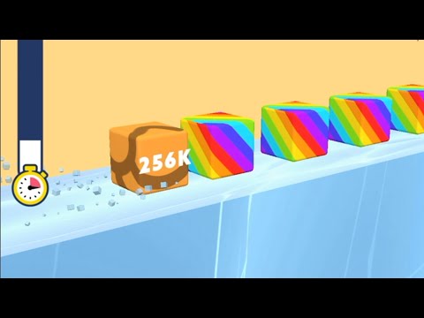 Satisfying Mobile Game/ level up runner vs merge jump 2048 / ball merge 2048 Gameplay All New Levels