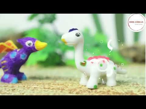 Детский набор для хобби и творчества - раскраска флоксовых животных 4 фигурки ванна с горкой 6 фломастеров DIY - фото 1 - id-p2634270725