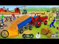 Real Tractor Farming Simulator 2024 - Harvester Tractor Driving - Android Gameplay part -5
