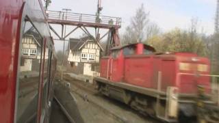 preview picture of video '(HD) Dieselsound pur! Mit der 218 von Bad Harzburg nach Derneburg (Han) und zurück (I/II)'