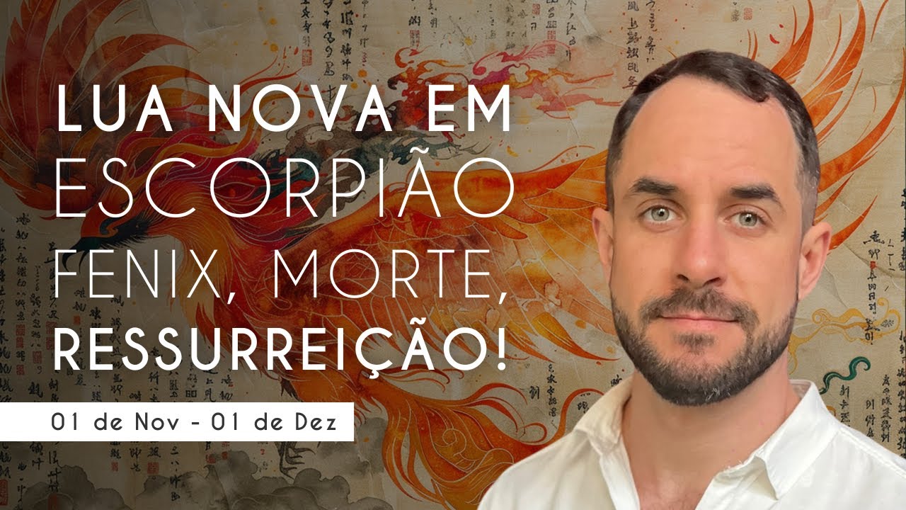 🌑Lua Nova em Escorpião - 🔥Fênix! Morte e Ressurreição!