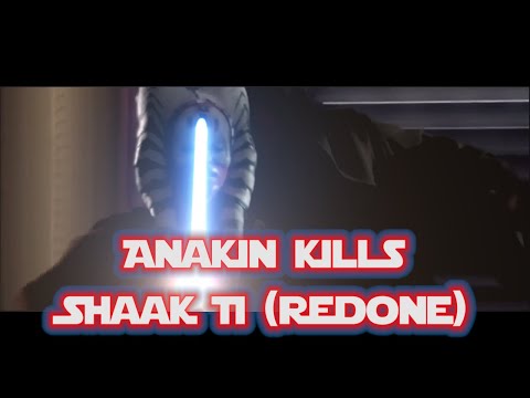 Anakin Kills Shaak Ti Redone - Revenge of The Sith