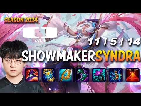 DK ShowMaker SYNDRA vs ANIVIA Mid - Patch 14.5 KR Ranked CHALLENGER | lolrec