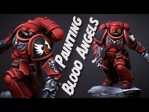 How to Paint a Blood Angel Intercessor - Space Marine - Warhammer 40K