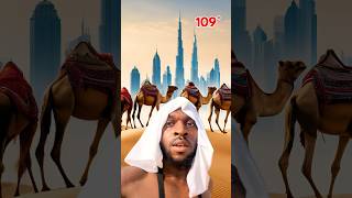 Running 2HRS in EXTREME Dubai Desert Heat! 🥵 #men #fitness #desert #running