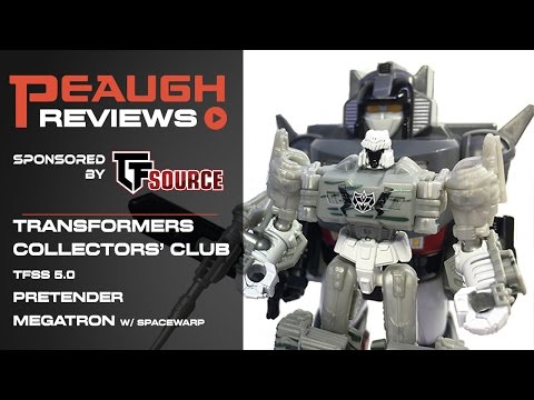 Video Review: Pretender MEGATRON w/ Spacewarp (TFSS 5.0)
