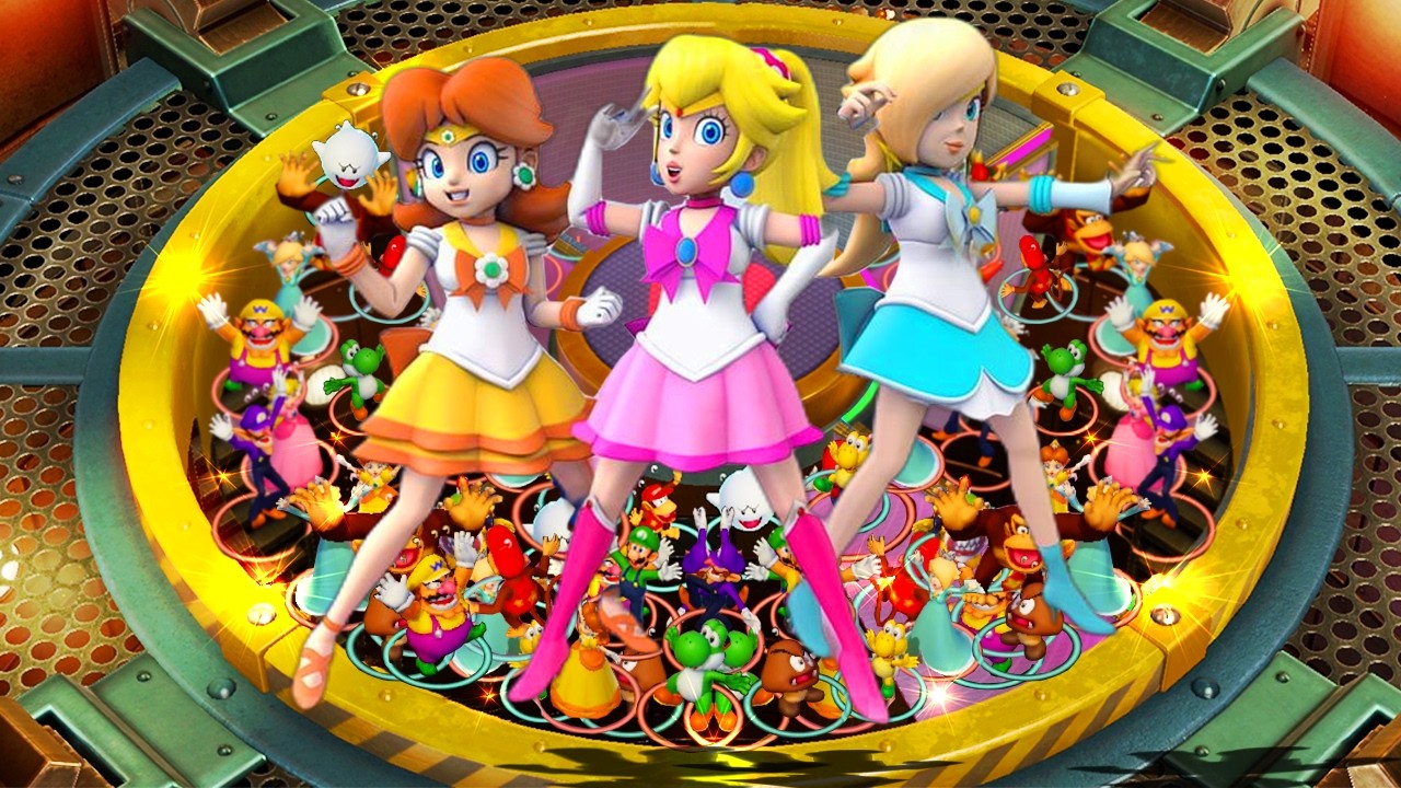 Super Mario Party - The Boys vs The Girls - Mario and Luigi vs Rosalina and Daisy