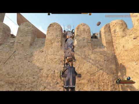 300 ROYAL SPARTANS (CASTLE) SIEGE BATTLE Mount and Blade II Bannerlord