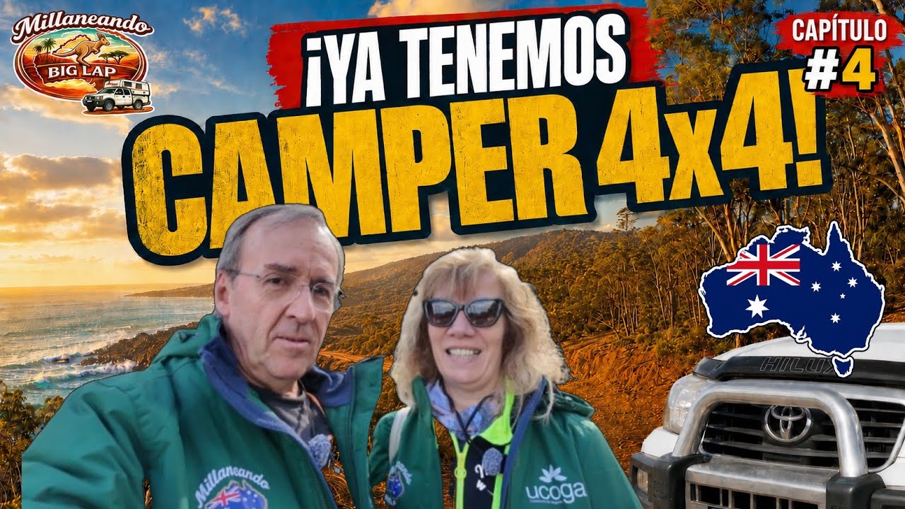 🇦🇺 ¡NUESTRA CAMPER 4x4 POR FIN! | #MILLANEANDO por AUSTRALIA 🚐🌍