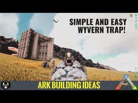 HOW TO BUILD A SIMPLE & EASY WYVERN MILK FARM TRAP | ARK SURVIVAL