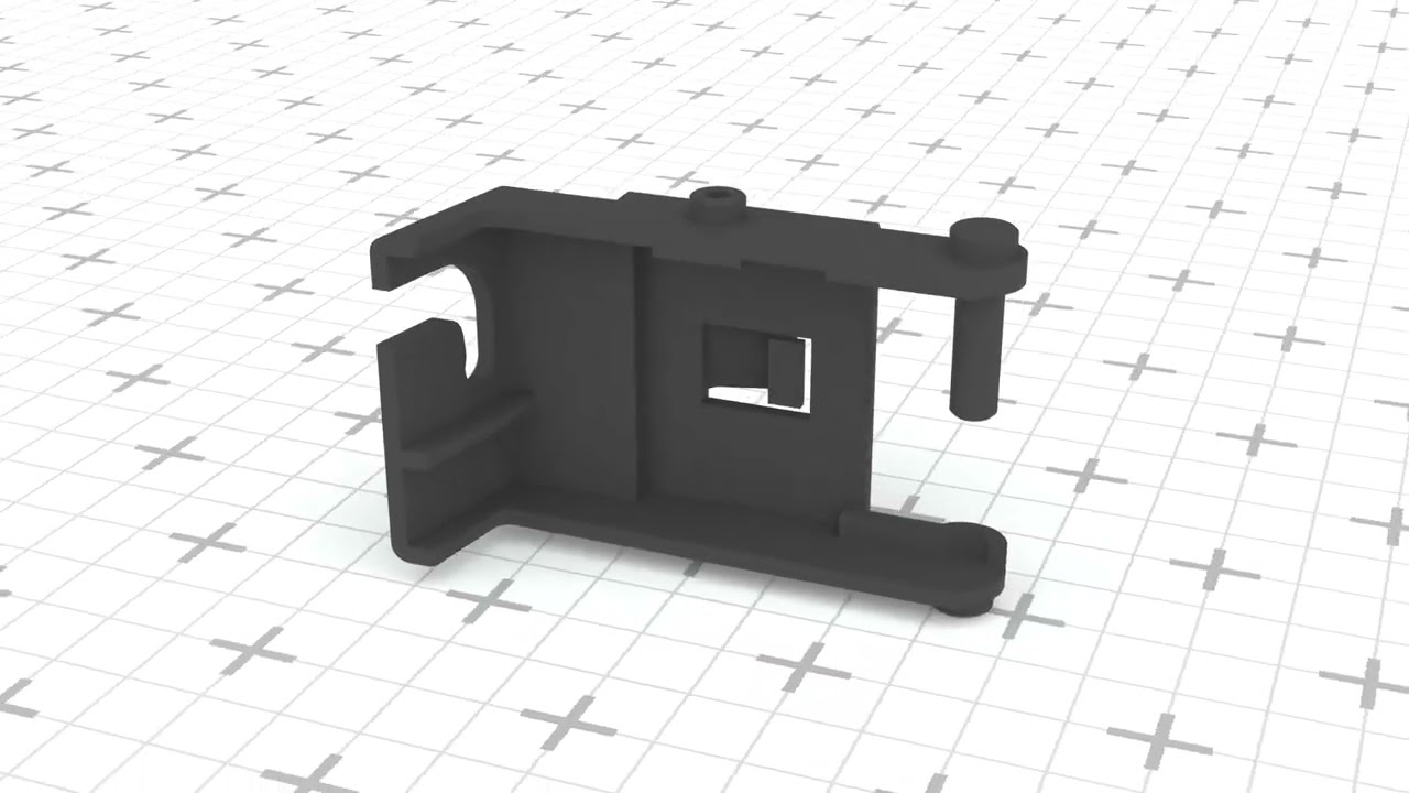 Hood Release Pull Handle AB3Z-16916-C 3D Print Model