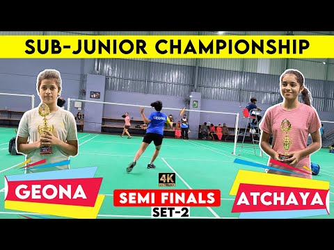 SEMI - ATCHAYA vs GEONA | GS U15 -SET-2 | Sub Junior Championship 2023 - Tirunelveli