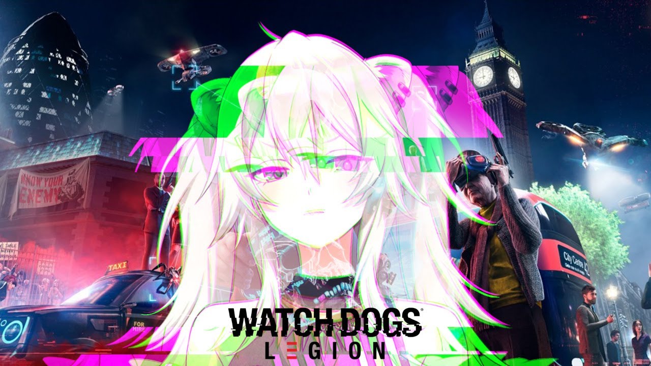 【Watch Dogs: Legion】スーパーハカーししろん・観覧車に乗りたい編【獅白ぼたん/ホロライブ】