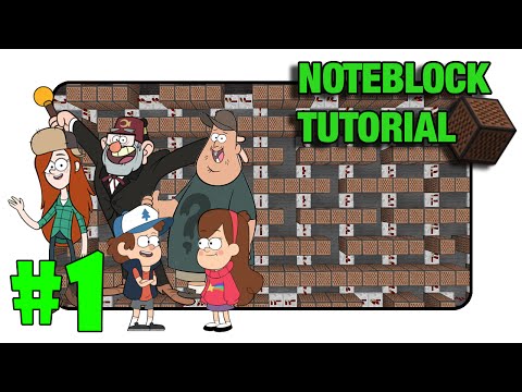 Gravity Falls "Theme" - Note Block Tutorial PART 1 (Minecraft Xbox/Ps3)