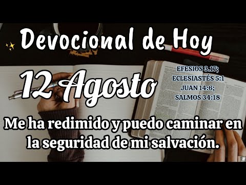 Devocional de hoy 12 Agosto |  Devocionales cristianos | Devocionales diarios | Devocional