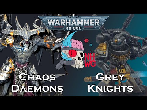 Rip and Tear!:  *NEW CODEX* Grey Knights vs Chaos Daemons, A Warhammer 40k Battle Report