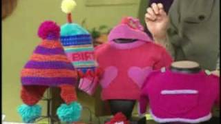 preview picture of video 'How to Knit and Embellish a Child's Holiday Capelette - KDTV 302 w/ Jil Eaton'
