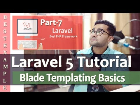 Laravel 5 Tutorial for Beginners | Blade Templating Basics | section yield | Part 7 