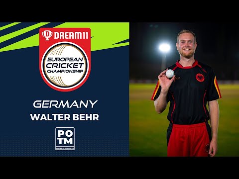 POTM: W.Behr - Group D, Match 5 - GER vs NOR | Highlights | Dream11 ECC, 2022 | ECC22.077