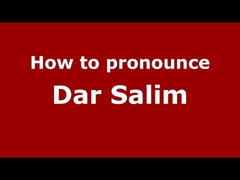 How to pronounce Dar Salim (Arabic/Iraq) - PronounceNames.com