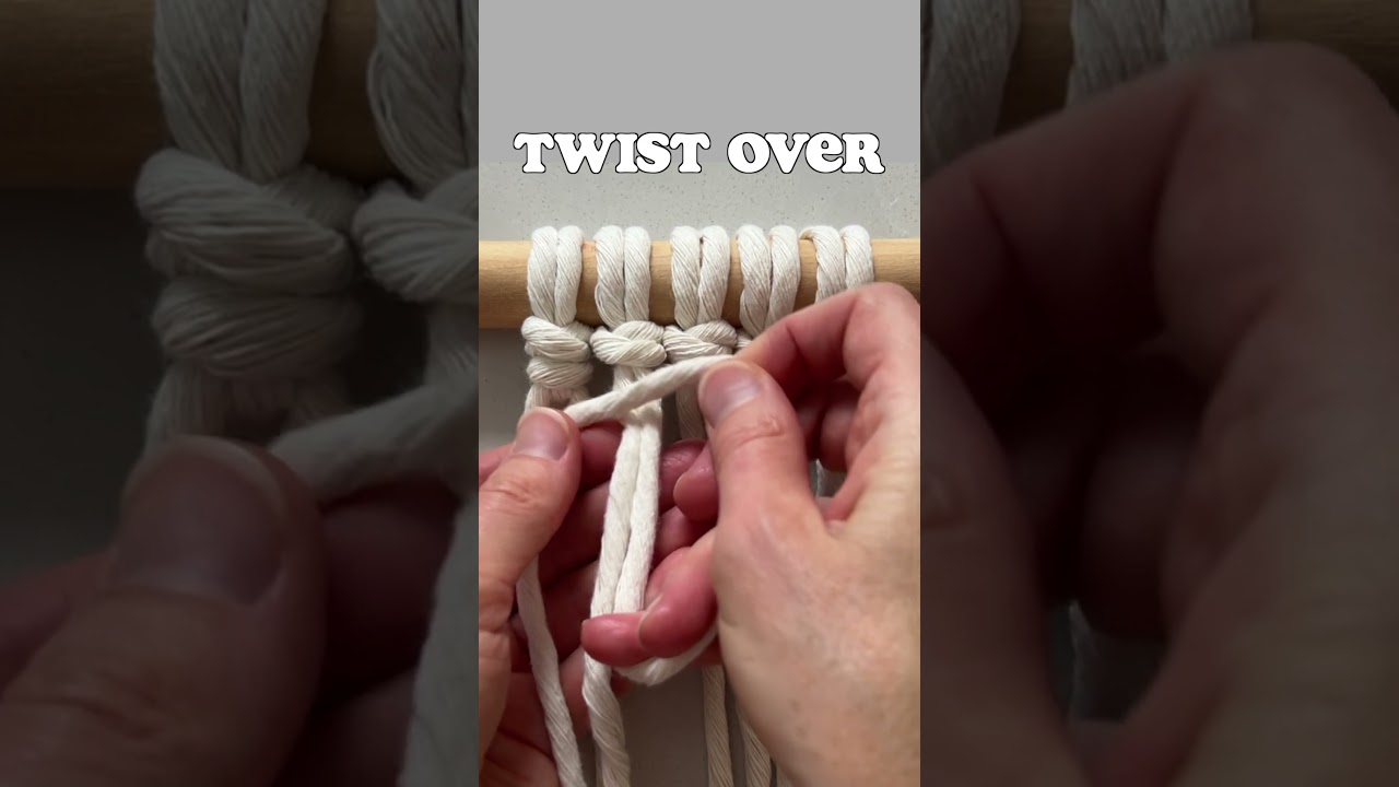 WOVEN LOOK Macrame Pattern       #macrametutorial #macrameknots