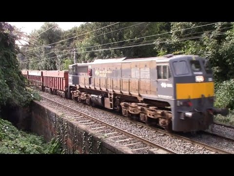 IE 071 Class locos 072 & 085 - Tara Mines Trains - Ossory Road & Ashbrook - 26/9/16