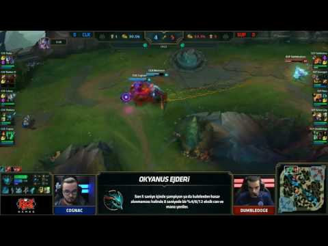 CLK ( Madness Kalista ) VS SUP ( Achuu Çöp Ezreal ) ÖZET 4.HAFTA 1.GÜN 1.MAÇ