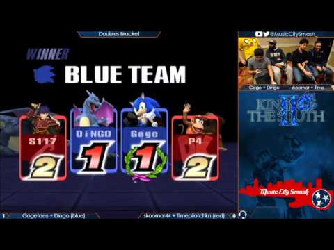 KotS2 -  Gogetaex + Dingo (blue) vs  skoomar44 + Timepilotchkn (red) - Project M Doubles