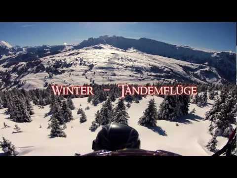 Winterflug Tandem-Paragliding