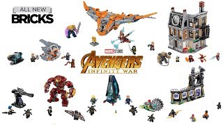 Lego Marvel Super Heroes Avengers Infinity War Compilation of All Sets Lego Speed Build